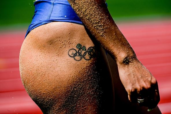 Marina Beh Romančuk tetovaža olimpijski krugovi
