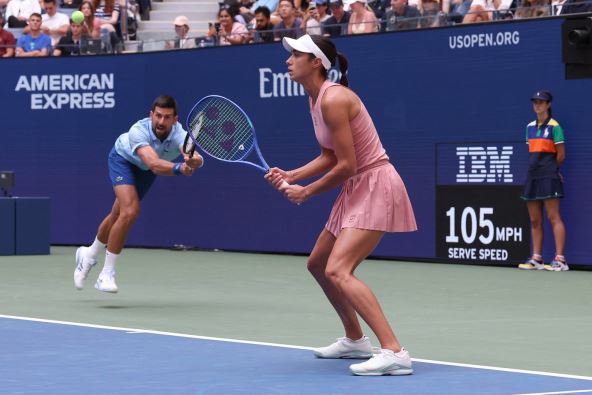 Novak Đoković i Olga Danilović u miks dublu na US Openu