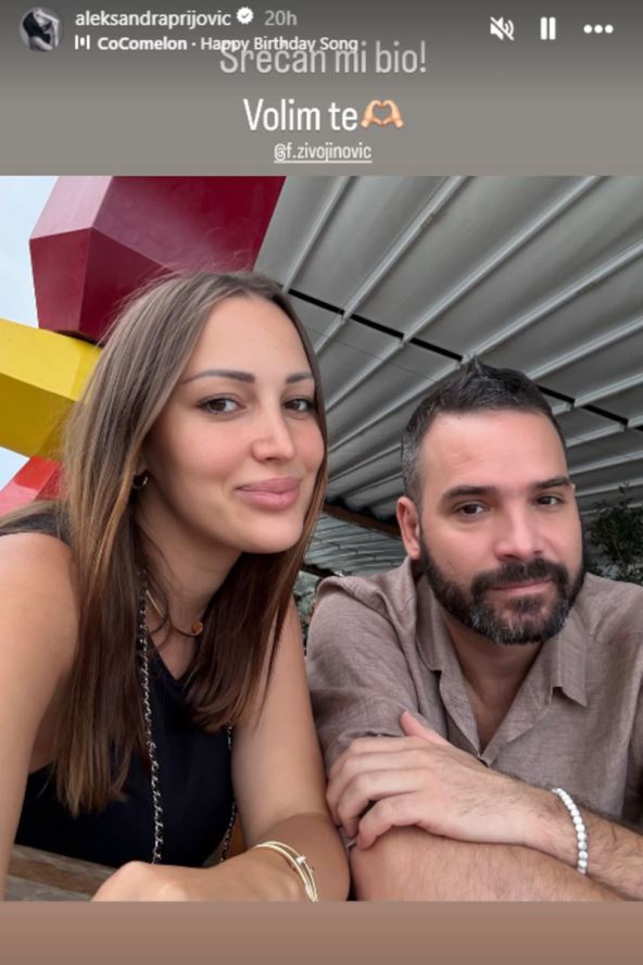 Aleksandra Prijović čestita rođendan Filipu