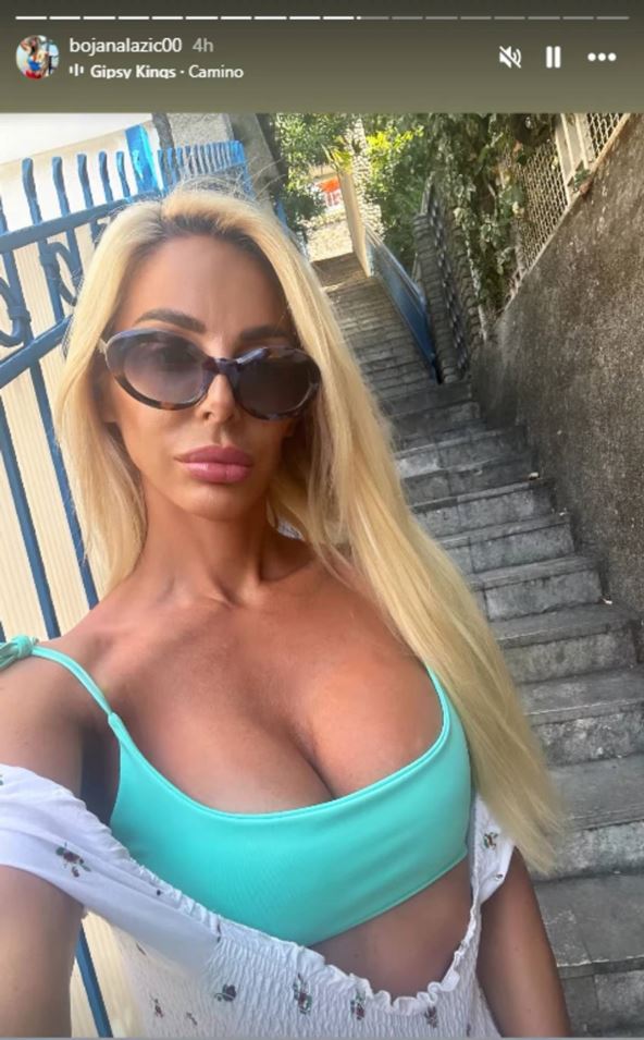 Bojana Lazić na moru