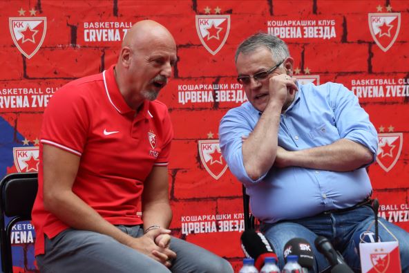 Saša Obradović i Nebojša Čović u Crvenoj zvezdi