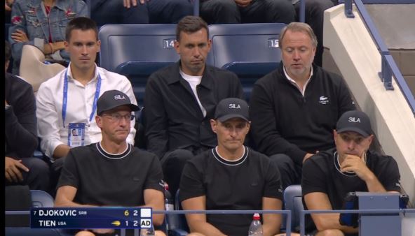 Novakov boks na US Openu