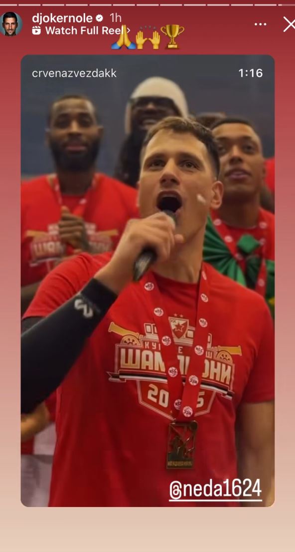 Novak Đoković ispratio Nemanju Nedovića iz Zvezde