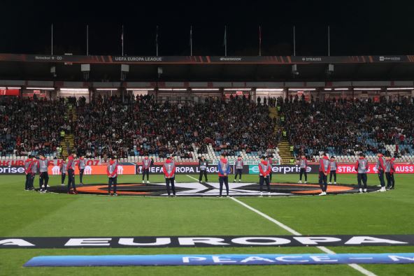 Mušema Lige Evrope na stadionu Crvene zvezde