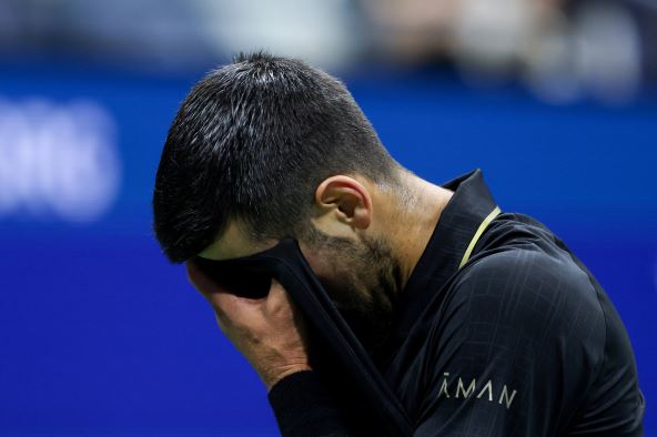 Novak Đoković na US openu.