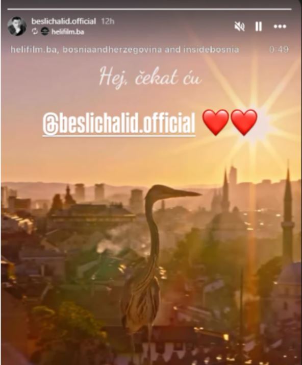 Objava na Halidovom Instagramu