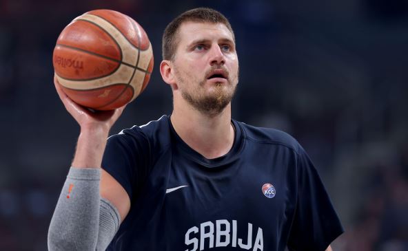 Nikola Jokić na Eurobasketu na meču Srbije i Turske