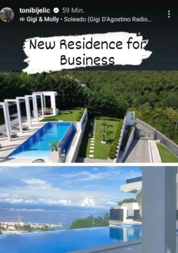 Toni Bijelić kupio lux vilu u Opatiji