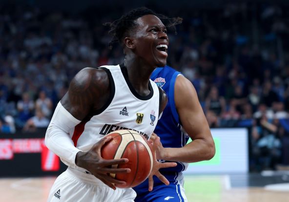 Denis Šruder na meču protiv Finske