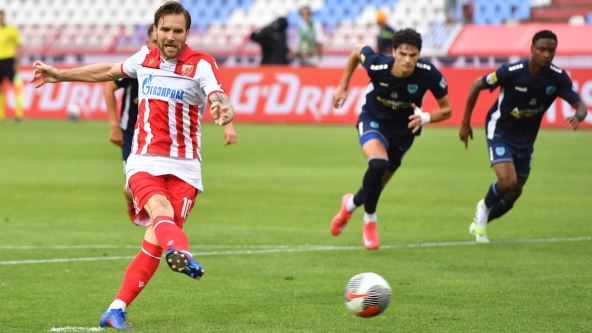 Aleksandar Katai gol iz penala protiv Železničara