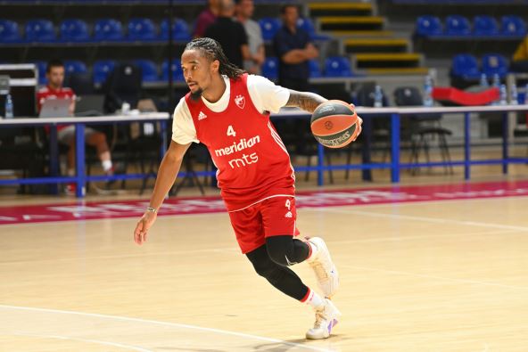 Devonte Grejem na treningu Zvezde