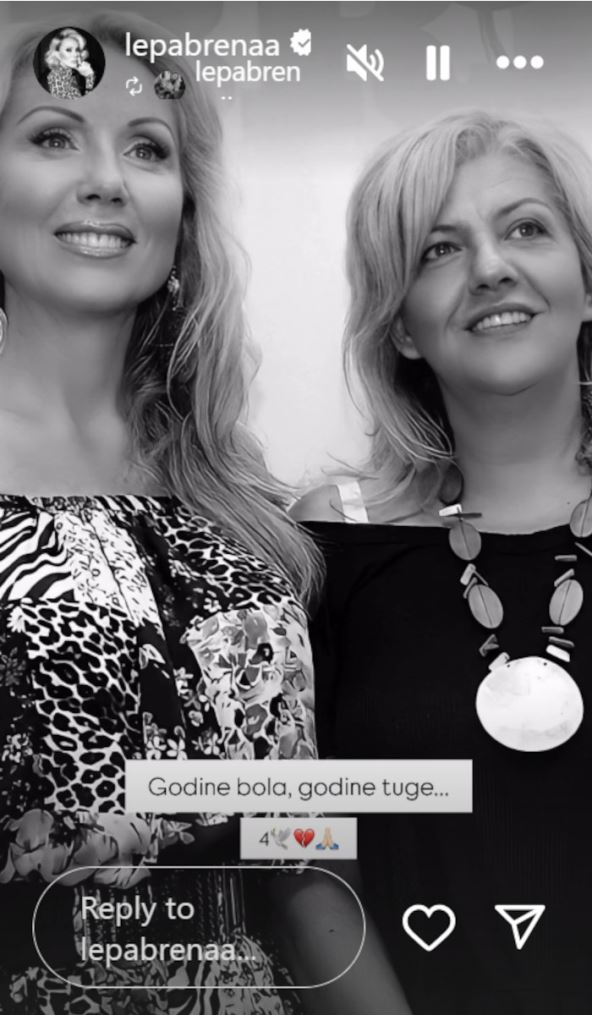 obajava Lepe Brene na 4. godišnjicu smrti Marine Tucaković