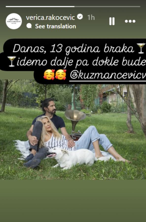 Verica Rakočević sa Veljkom.