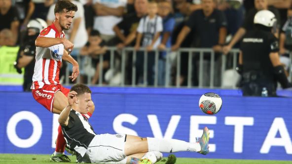 Tomas Hendel na utakmici Partizan Zvezda