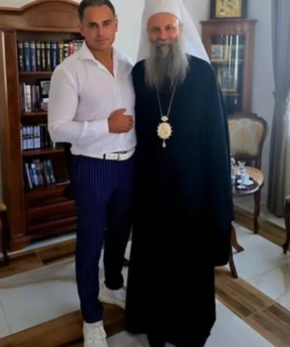 Dragan Stanković i patrijarh Porfirije