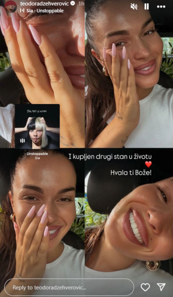 Teodora Džehverović kupila novi stan