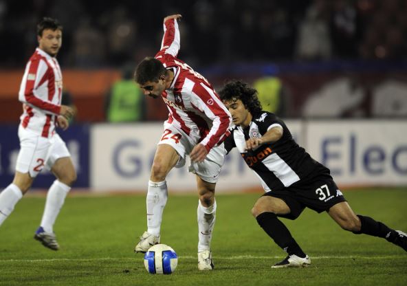 Pavle Ninkov i Ivan Obradović na derbiju Zvezda Partizan
