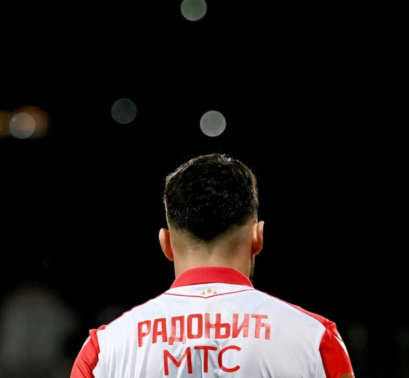 Nemanja Radonjić u dresu Crvene zvezde