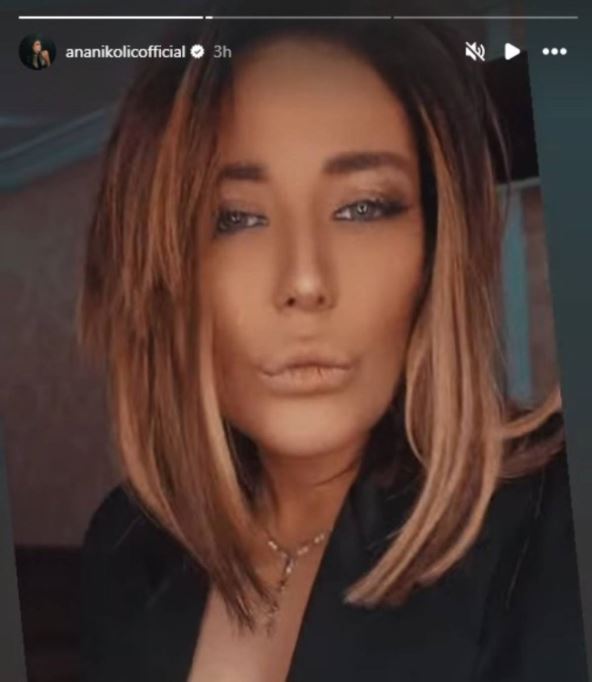 Ana Nikolić sa novom frizurom