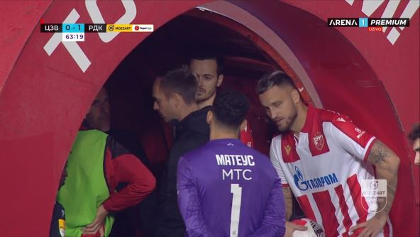 Prekid meča Zvezda Radnički