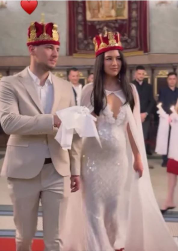 Aleksandar Mitrović crkveno venčanje