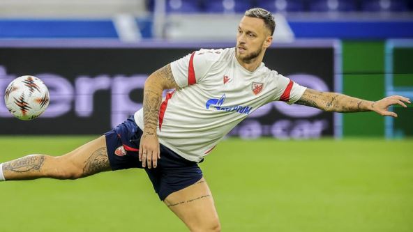 Marko Arnautović na zagrevanju za Porto