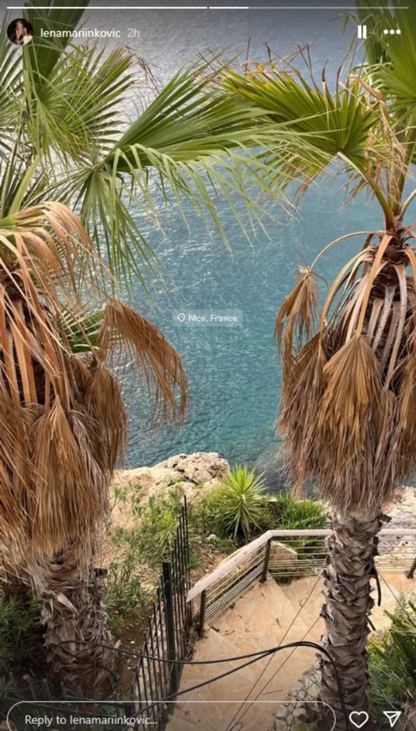 Lena Marinković na Azurnoj obali