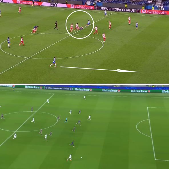 Golovi koje su primili Zvezda i Barselona.