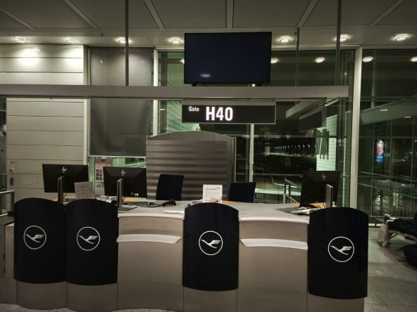 Lufthanza na aerodromu