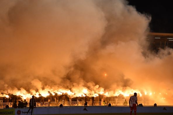 Bakljada na JNA na Partizan Vojvodina