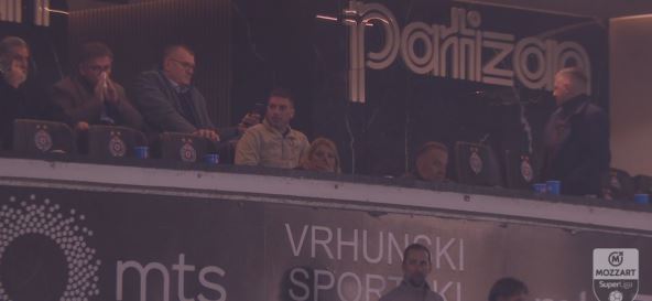 Loža stadiona Partizana protiv Vojvodine