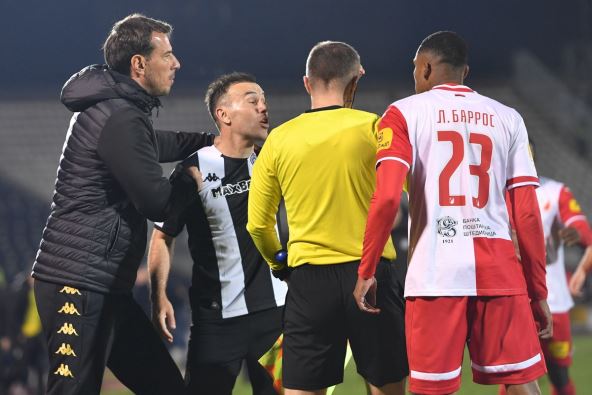 Bibras Natho i Lukas Baros svađa na Partizan Vojvodina