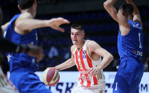 Stefan Miljenović na utakmici Zvezda Zadar