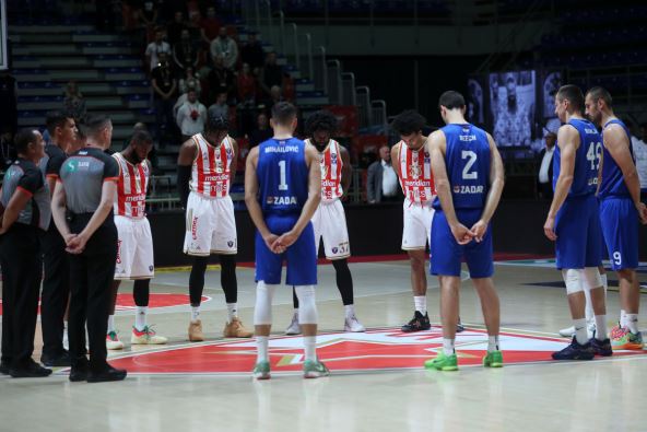 Detalj pred meč Crvena zvezda Zadar
