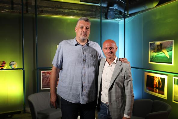 Igor Duljaj i Andrija Gerić tokom gostovanja u MONDO podkastu Priča za medalju