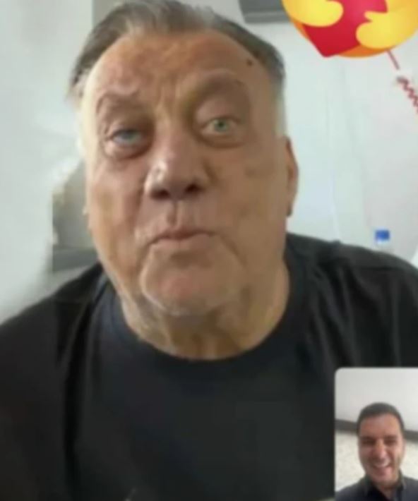 poslednja fotografija Halida Bešlića iz bolnice