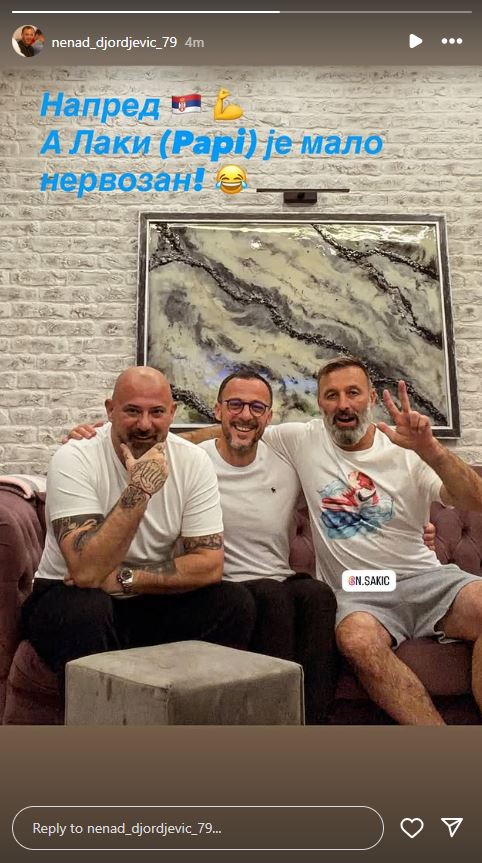 Nenad Sakić Dejan Stanković i Nenad Đorđević