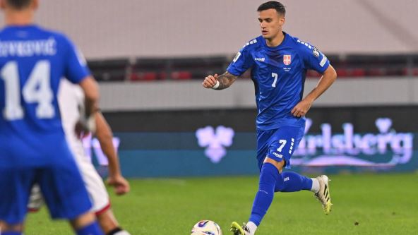 Aleksandar Stanković debi za Srbiju protiv Albanije