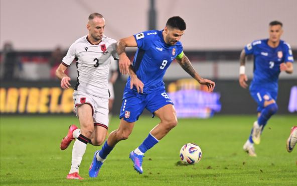 Aleksandar Mitrović na Srbija Albanija