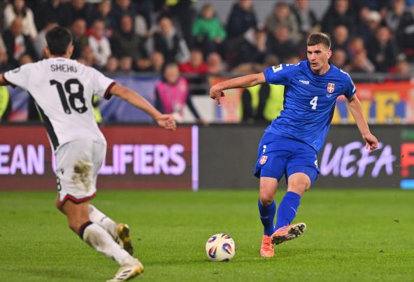 Veljko Milosavljević na Srbija Albanija