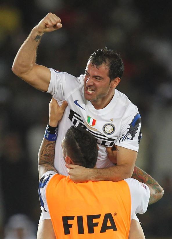 Dejan Stanković slavi gol na klupskom prvenstvu sveta