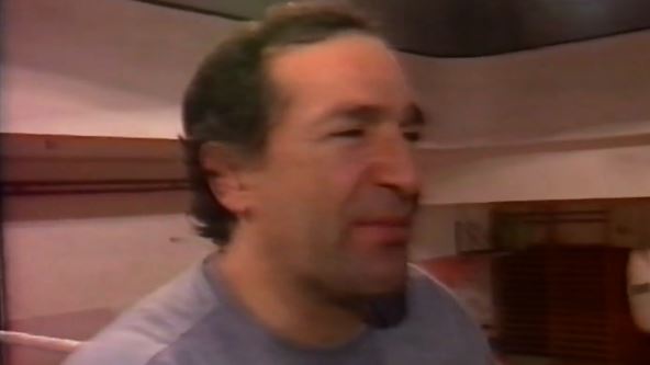 Marijan Beneš bokser daje izjavu.