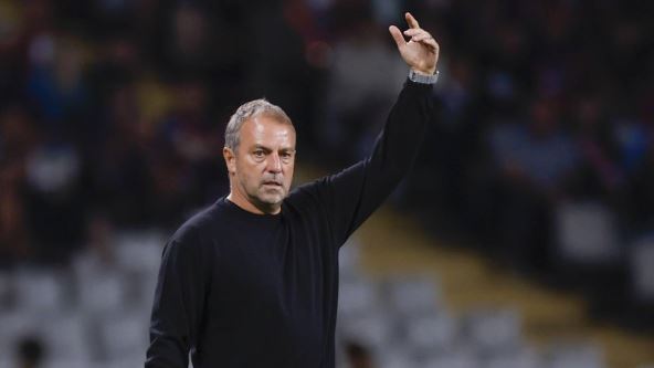 Hansi Flik na utakmici Barselone