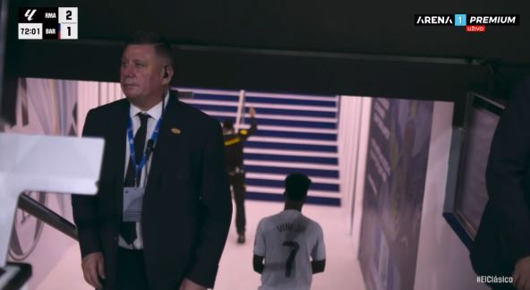 Vinisijus Žunior otišao u svlačionicu na El Klasiku