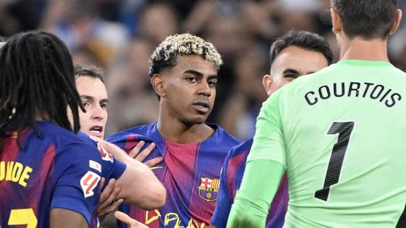 Lamin Jamal u svađi sa igračima Reala na El Klasiku