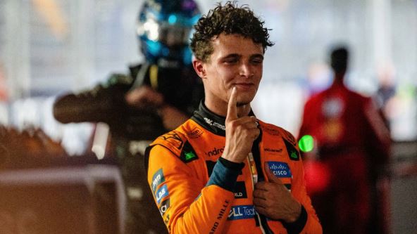 Lando Noris slavi pobedu u Formuli 1