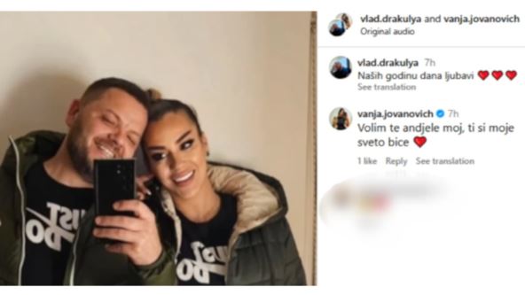 Vanja Jovanović sa novim mužem