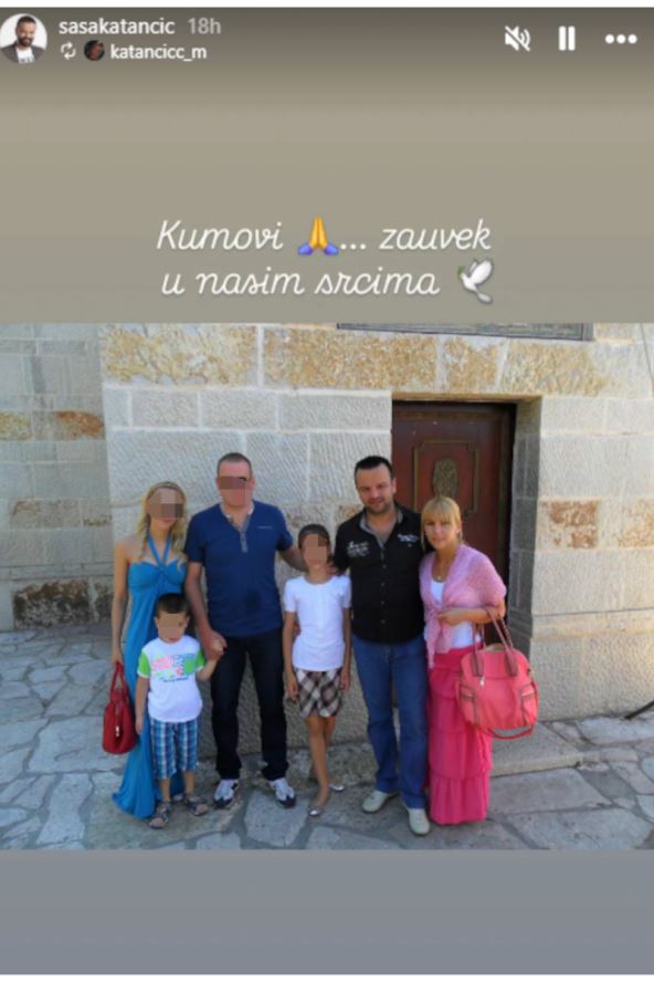 kumovi Saše Katančića stradali u nesreći