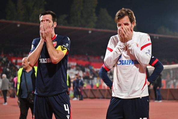 Mirko Ivanić i Aleksandar Katai posle Vojvodina Zvezda