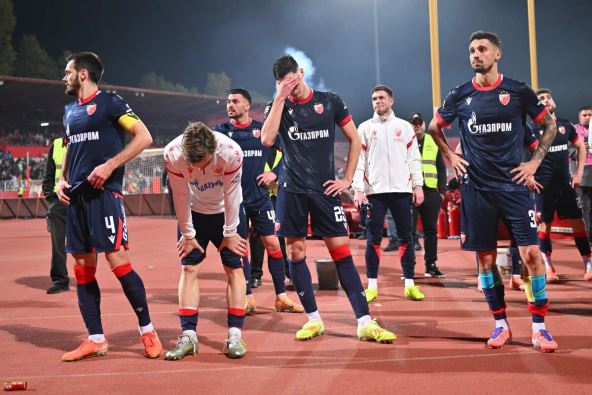 Tuga fudbalera Zvezde posle Vojvodine